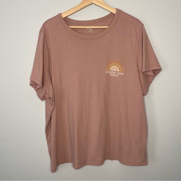 Old Navy Soft Washed ‘Brighter Days Ahead’ Graphic Short Sleeve Tee (XX-Large) - Picture 1 of 4